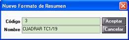 Cómo crear formato de Resumen de Nómina para cuadrar TC1 19