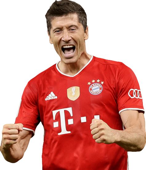 Robert Lewandowski Bayern Munich football render - FootyRenders