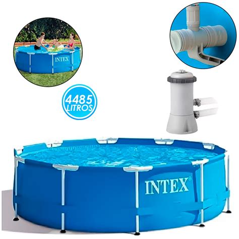 Piscina De Armacao Filtro V Intex Kit V Shopee Brasil