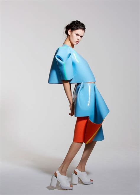 Valeska Jasso Collado Geometric Fashion Sculptural Fashion Colorful