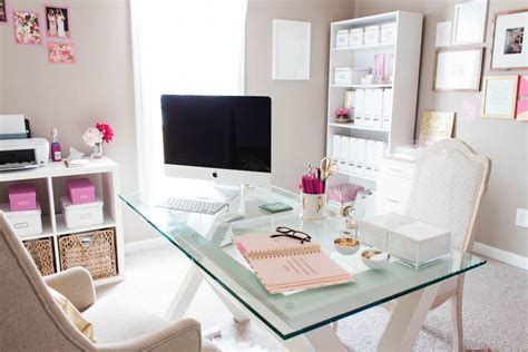 20+ Pink And Gold Office Decor