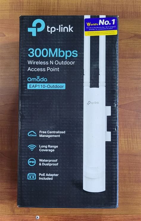 White Eap110 Tp Link 300 Mbps Outdoor Wireless Outdoor Access Point