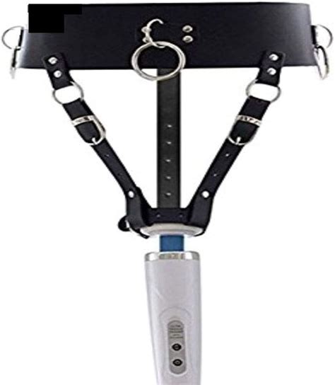 Harness Belt Magic Wand Holder，women Sexy Punk Leather Harness Garter