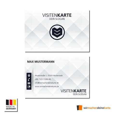 Visitenkarten Individuell Business Karten 300g Qm 85 X 55 Mm