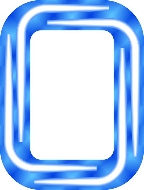 Abstract glowing neon frame. PNG with transparent background. 30340811 PNG