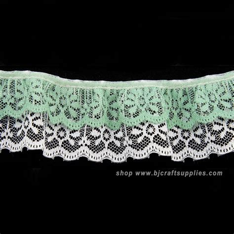 Gathered Lace Trim Ruffle Lace Trim