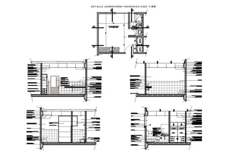 Sanitary Sections And Installation Cad Drawing Details Dwg File Hot