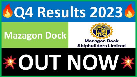 MAZAGON DOCK Q4 Results 2023 MAZDOCK Q4 Results MAZAGON DOCK Share