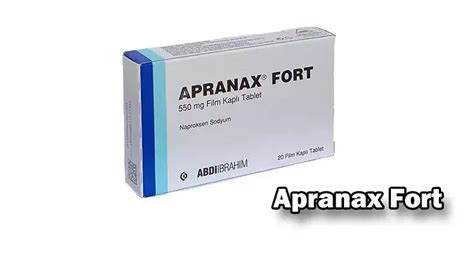 Apranax Fort Ne E Yarar Apranax Fort Di A R S In Kullan L R M