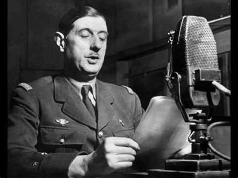 Appel Du Juin Par Le G N Ral De Gaulle Discours Enregistr Le