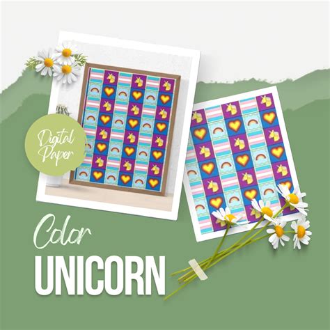 Unicorn Seamless Pattern Masterbundles