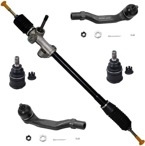 Pc Front Manual Steering Rack And Pinion Lower Ball Joints Suspension Kit