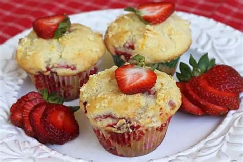 Muffins Au Yaourt Et Aux Fraises Cuisinethermomix Recettes