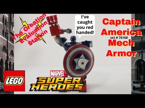 Lego Marvel Superheroes Captain America Mech Armor Set Youtube