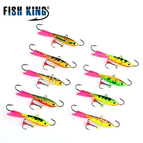 FISH KING Winter Ice Fishing Lure 1PC 10G 20G Bass Minnow Crankbait