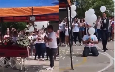 Padre Baila El Vals Con La Foto De Su Hija Fallecida En Incendio En