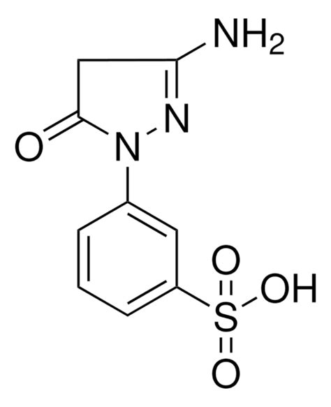 3 3 AMINO 5 OXO 4 5 DIHYDRO 1H PYRAZOL 1 YL BENZENESULFONIC ACID