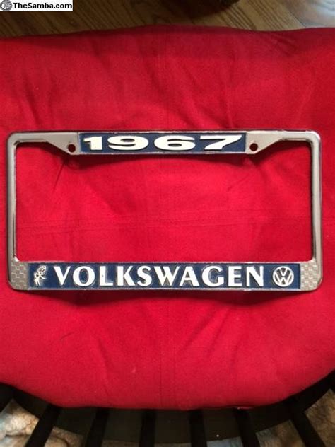 TheSamba VW Classifieds 1967 VW License Plate Frame