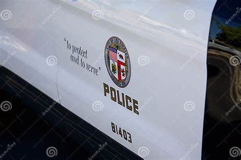 Symbol Of The Lapd Editorial Stock Photo Image Of Street 95733933