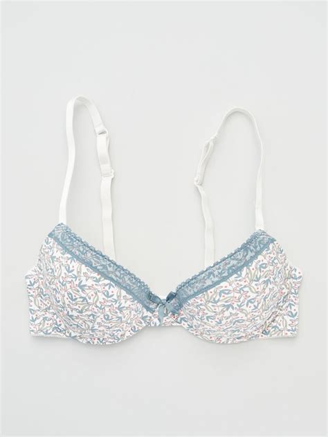 Lot de 2 soutiens gorge Envie de Lingerie écru bleu Kiabi 15 00