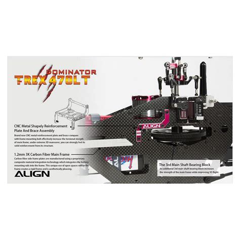 Align T REX 470LT Super Combo RC Helicopter RH47E09X