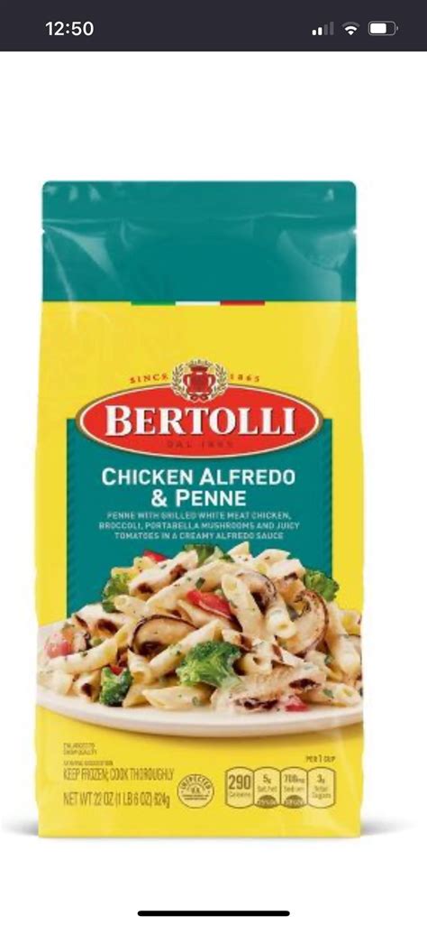 Bertolli Chicken Alfredo And Penne  Ive Loved This Brand Forever But R Frozendinners