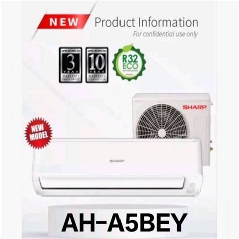 Jual Ac Sharp 1 2 Pk Ah A5bey 1 2 Pk R32 Jetsream [indoor Outdoor Unit Only] Garansi Resmi