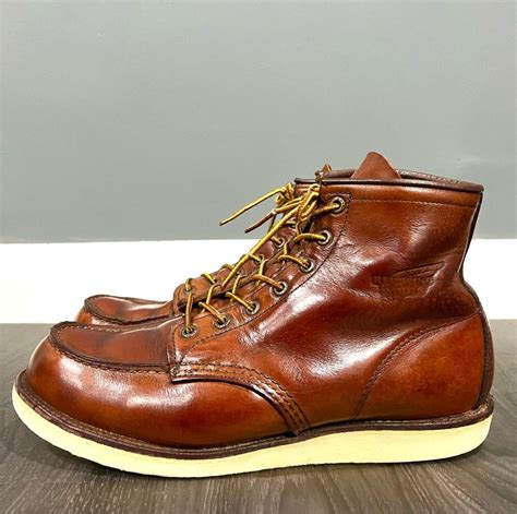 Red Wing Moc Toe Boots Redwing Us10e Mens Fashion Footwear Boots On