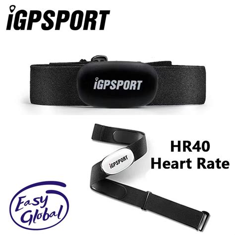 Igpsport Hr40 Heart Rate Monitor Chest Strap Ant Bluetooth Sensor Compatible Garmin Bryton