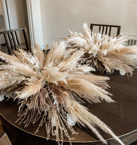 Pampas Grass Centerpiece Pampas Wedding Decor Boho Wedding Etsy