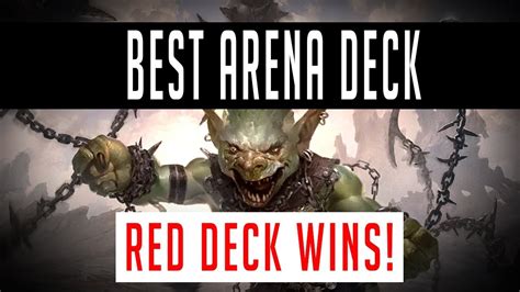 MTG Arena Standard Best Deck To Build First Mono Red Agro YouTube