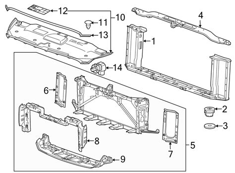 Gmc Yukon Radiator Support Splash Shield (Upper). GMC - 23497753 | Stingray Chevrolet, Plant City FL