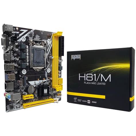 Placa Me Knup Revenger Gh81m Intel 4 Geraço KaBuM