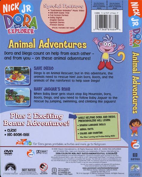 Dora The Explorer Animal Adventures