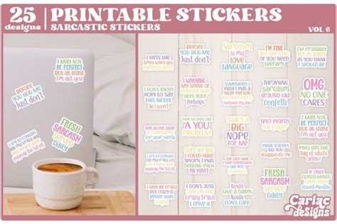 Sarcastic Funny Stickers | Funny Packaging Stickers