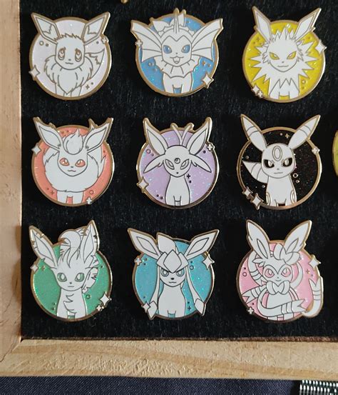 Pok Mon Eeveelutions Hard Enamel Pins Sernancelhe E Sarzeda Olx Pt