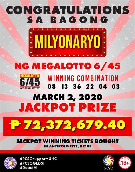 Antipolo Bettor Solo Winner Of P72M Mega Lotto Jackpot PLN Media