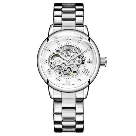 Sharphy Montre Femme M Canique Automatique Chiffres Romains Bracelet En