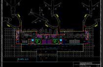 Chiclayo Airport Layout Plan Autocad Drawing Dwg