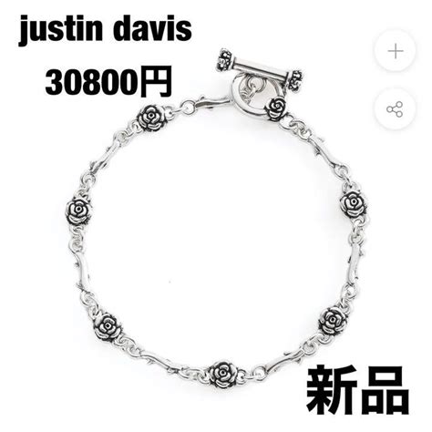 【ブレスレッ】 定価84万・廃盤★justin Davis オニキス製ロザリオブレスレット ロザリオネ