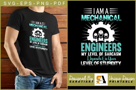 Mechanical Engineering T Shirt Logo