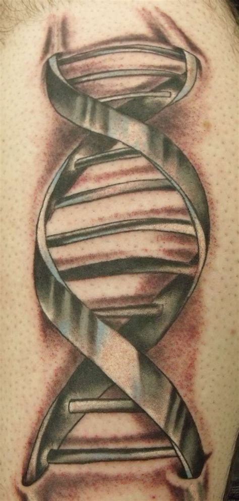 Dna Tattoo 3d Tattoos Tatoos Ladder Tattoo Satanic Tattoos Sibling