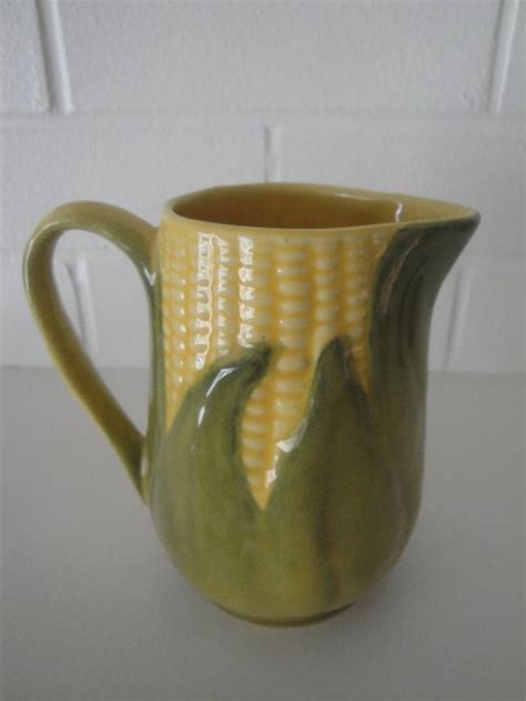 Vintage Shawnee Pottery Corn King Creamer Pitcher Circa S