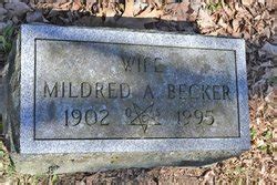 Mildred A Becker Riggs Find A Grave Memorial