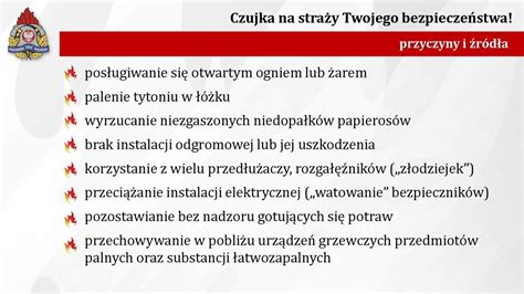 Pa Stwowej Stra Y Po Arnej Ppt Pobierz