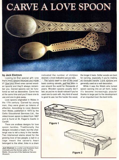 Carving Spoon Wood Carving Patterns • Woodarchivist