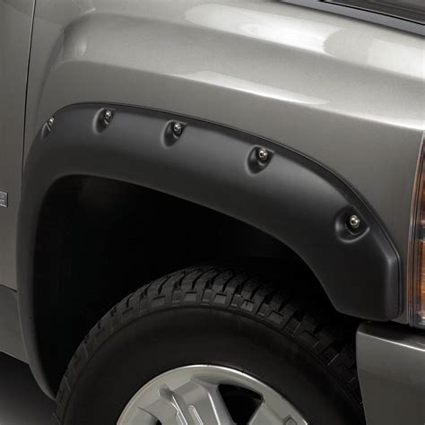 TrailFX Pocket Smooth Black Fender Flares (Set of 4) - Chevrolet Silverado