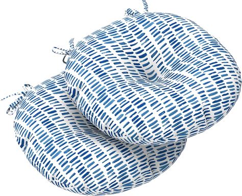 Amazon Funhome Outdoor Round Bistro Seat Cushions With Ties