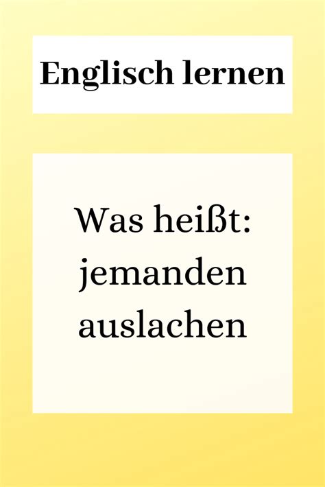 Englische Vokabeln Lernen Lachen Englisch Lernen Englisch