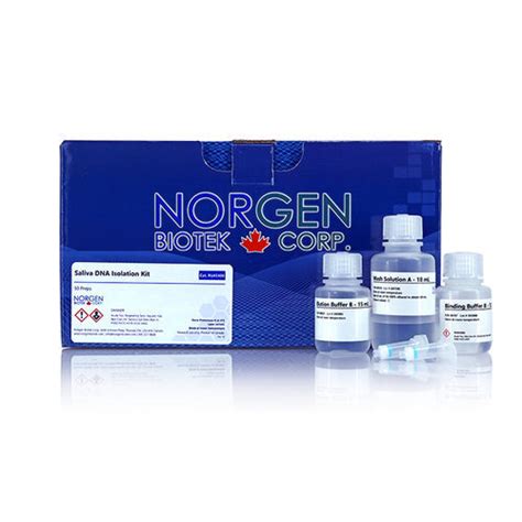 Saliva Test Kit Ru45400 Norgen Biotek For Dna Purification